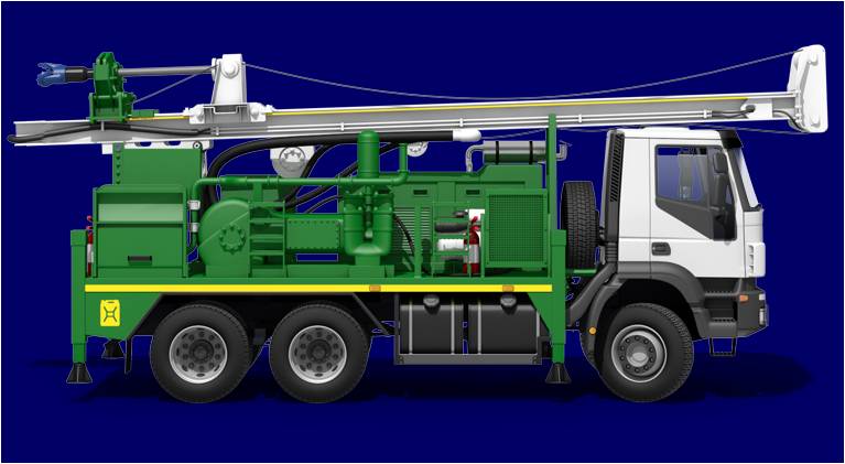 he FS 250 Drilling Rig ($700,000)FS 250 drilling machine - $540,0003-axle truck carrier - $150,000Quality inspection & product commissioning - $10,000Compressor & truck ($200,000)High-pressure air compressor - $140,000Truck to mount & carry air compressor - $60,000Support truck, transport, and insurance ($100,000)Truck to transport construction materials - $47,000Port costs - $27,000 Shipping & delivery  - $16,000Insurance - $10,000 Pipes, tools, drilling bits, spare parts (200,000)Drilling tools, bits, pipes, pumps and casing - $160,000Fuel pump, brake lining, wheel repair kit - $17,000Filters, valves, gauges, belts, gaskets - $9,000Hoses, air, fuel & oil filters - $8,000Service pack (1,500 hours) - $6,000